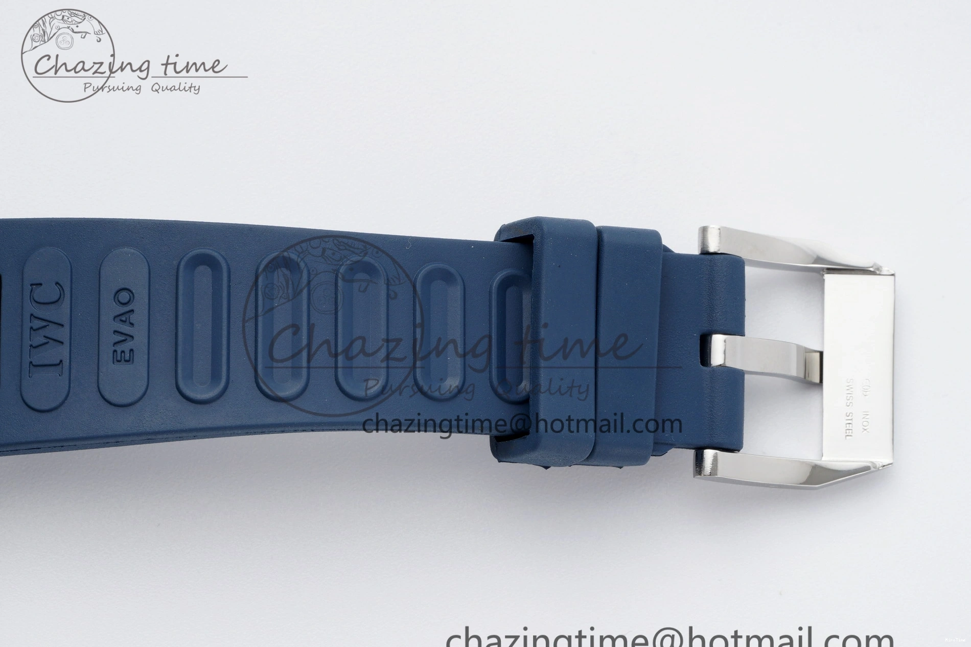 MIROTIME 0106 WellDesigned Aquatimer Automatic SS RSF 1:1 Best Edition Blue Dial on Blue Rubber Strap A 7057